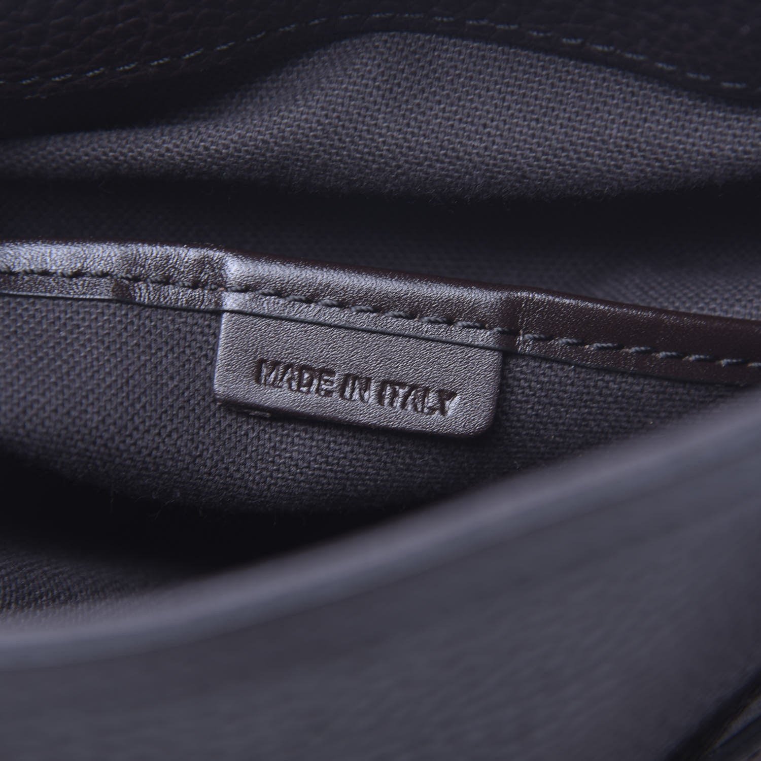 Burberry Grained Calfskin Haymarket Check Medium Golderton Tote Chocolate 9 of 12