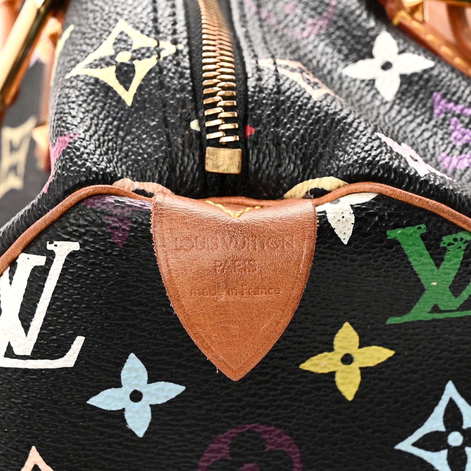 Louis Vuitton Monogram Multicolor Speedy 30 Black 6 of 10