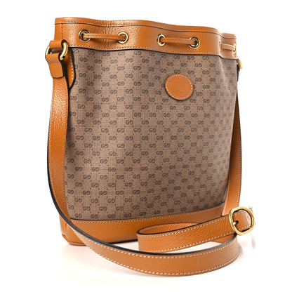 Gucci X DISNEY Mini Vintage GG Supreme Monogram Bucket Bag Beige Vintage Sun Oil 3 of 9