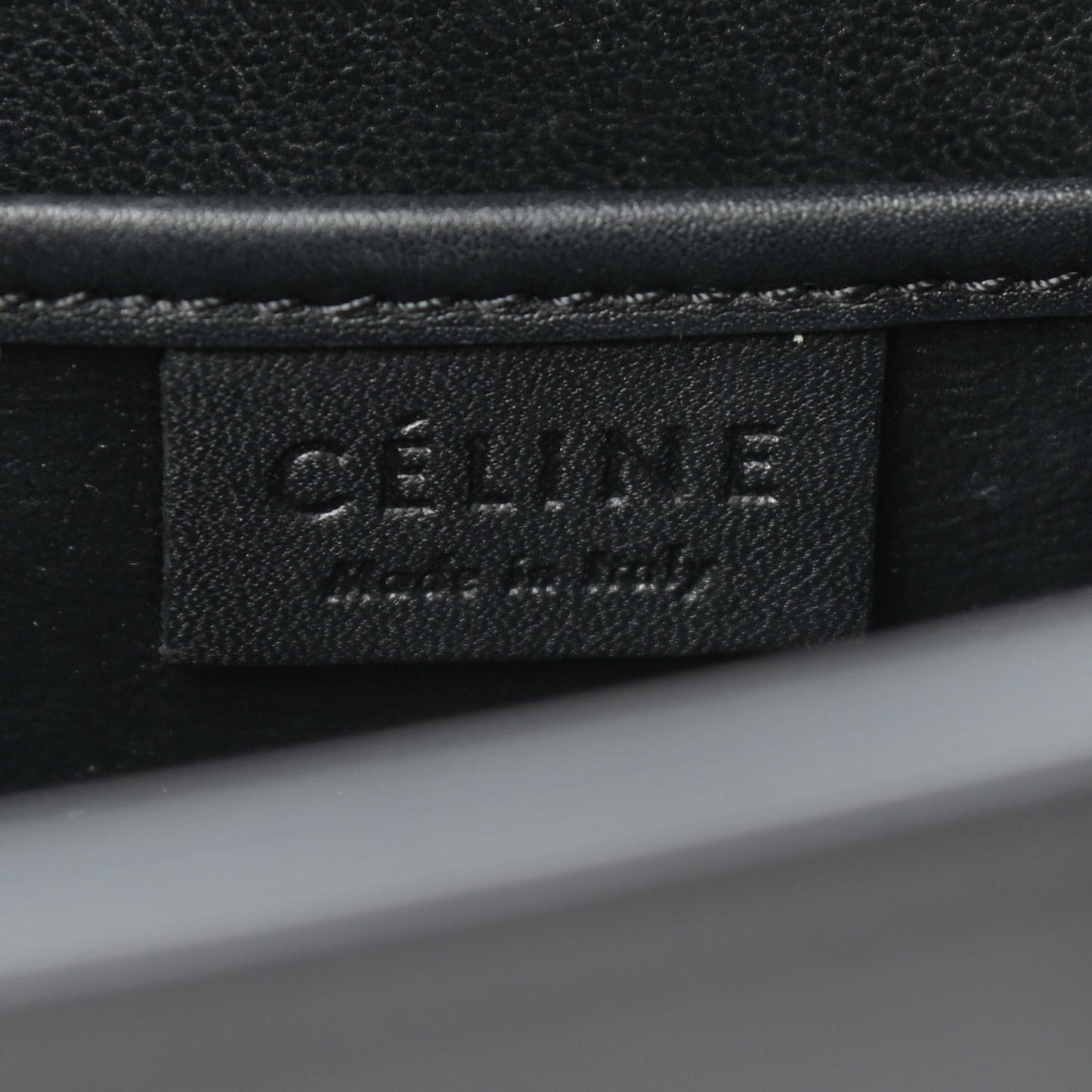 Smooth Calfskin Nano Luggage Black