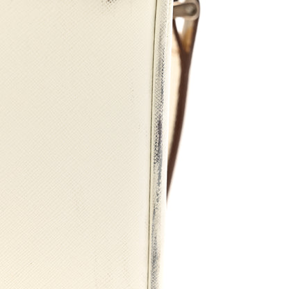Prada Saffiano Travel Trolley Luggage White 14 of 15