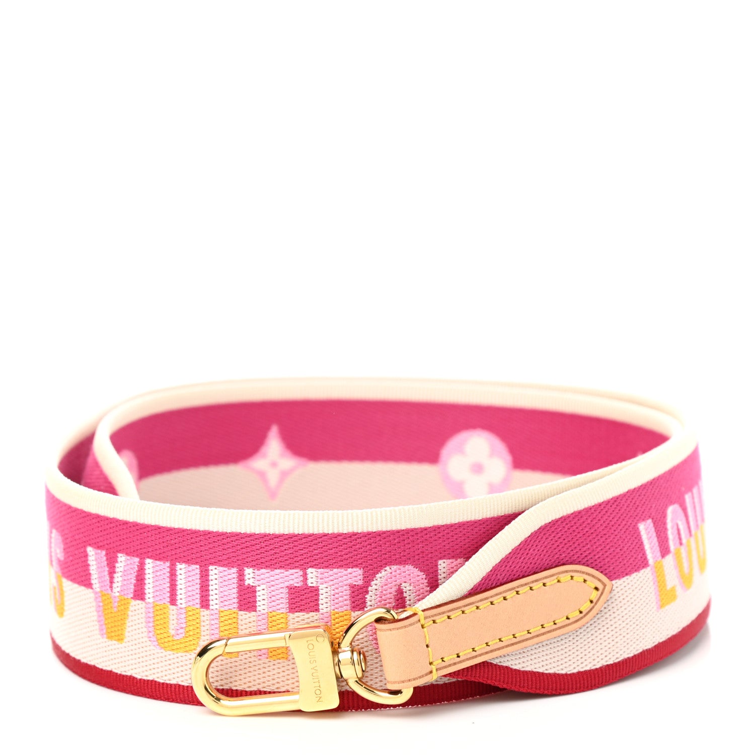 Louis Vuitton Jacquard Speedy Bandouliere 20 Shoulder Strap Fuchsia 1 of 3