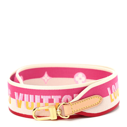 Louis Vuitton Jacquard Speedy Bandouliere 20 Shoulder Strap Fuchsia 1 of 3