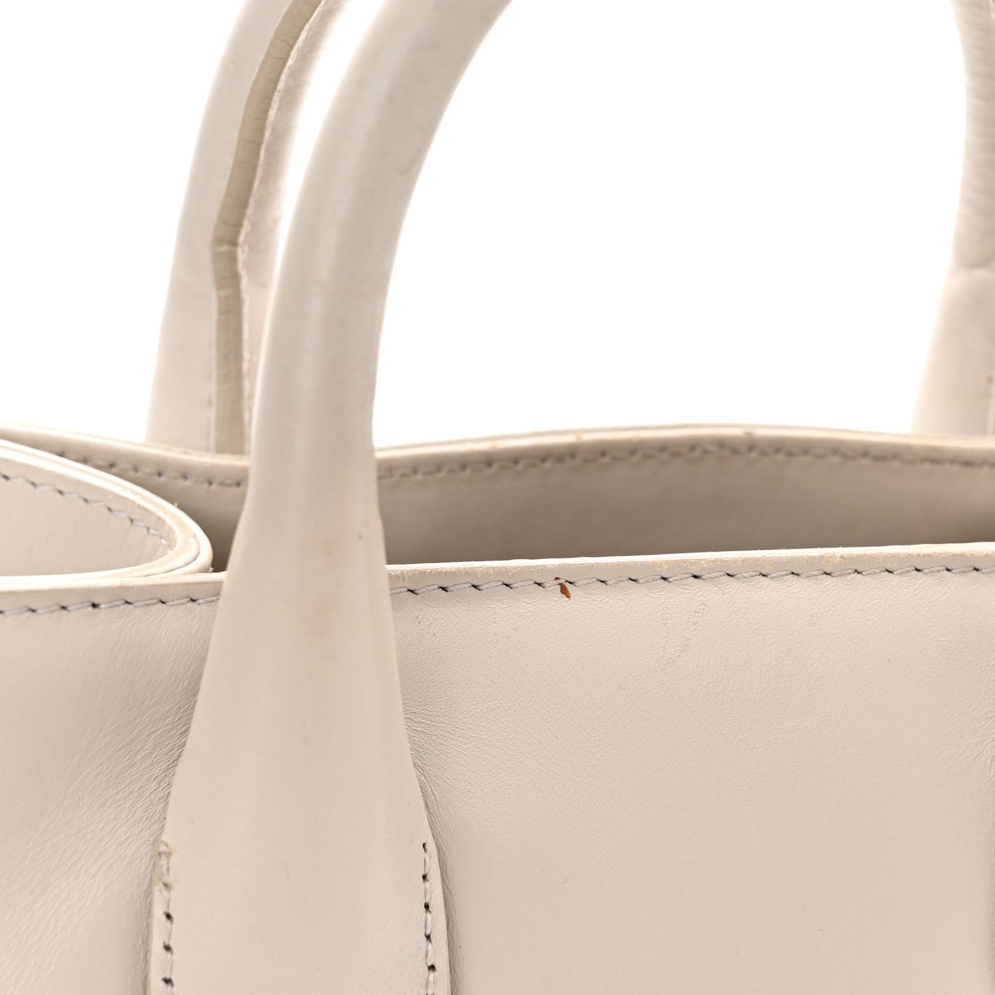 Calfskin Padlock Mini All Afternoon Tote Gris Glace