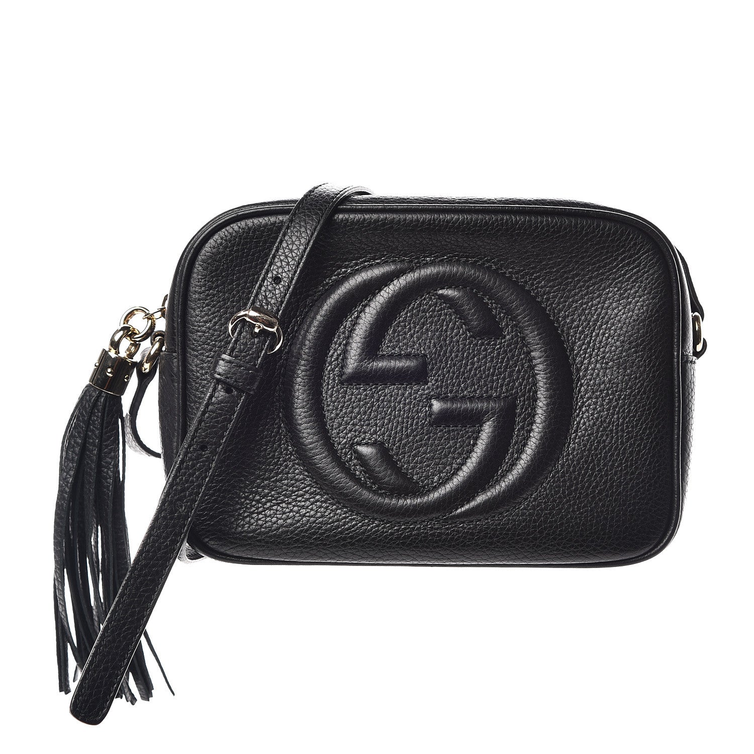 Gucci Pebbled Calfskin Small Soho Disco Bag Black 1 of 10