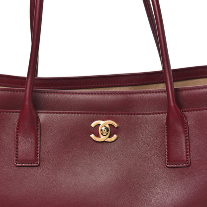 Chanel Calfskin Archetype Small Shopping Tote Dark Burgundy 8 of 10