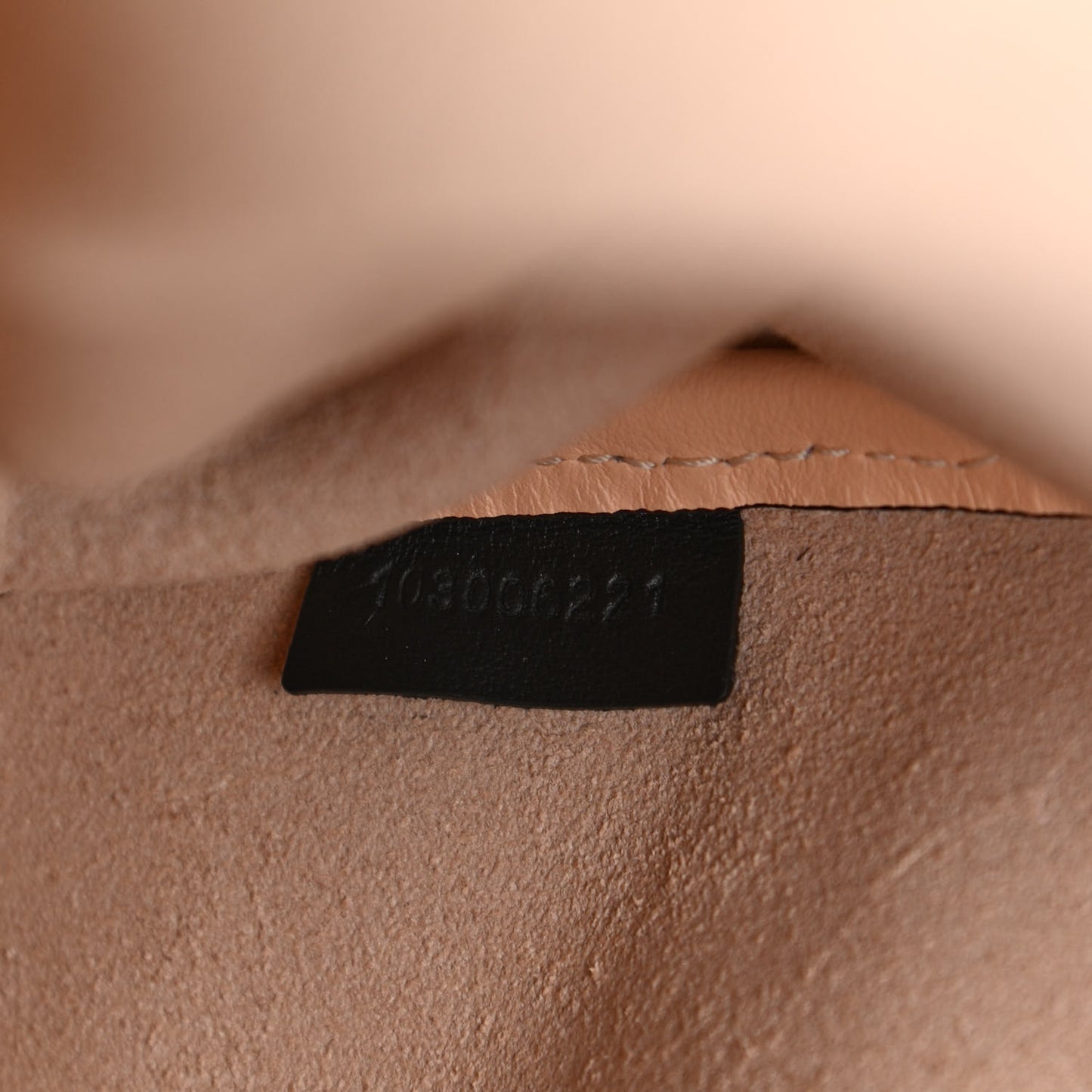 Calfskin Large Ruched Tote Peach