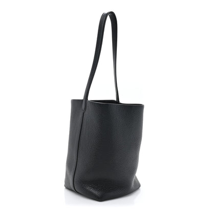 The Row Grained Calfskin Medium N/S Park Tote Black 3 of 14