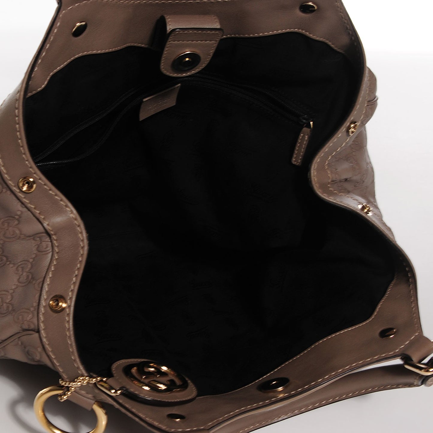 Guccissima Medium Sukey Tote Taupe