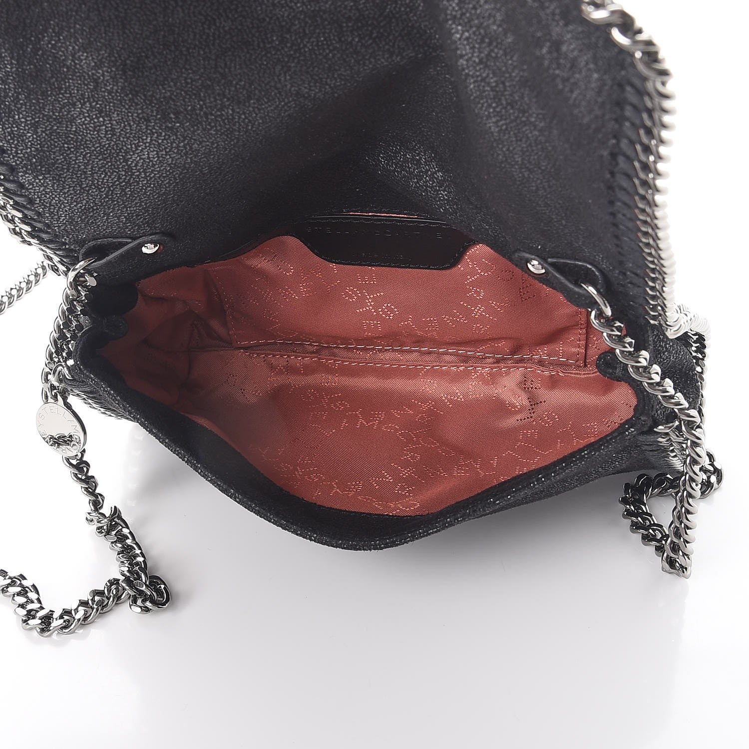 Stella McCartney Shaggy Deer Falabella Crossbody Bag Black 6 of 8