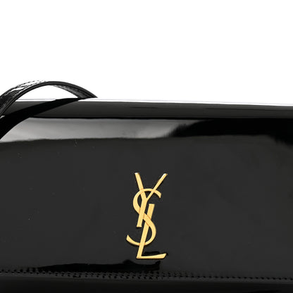 Saint Laurent Patent Monogram Phone Holder Crossbody Black 8 of 12