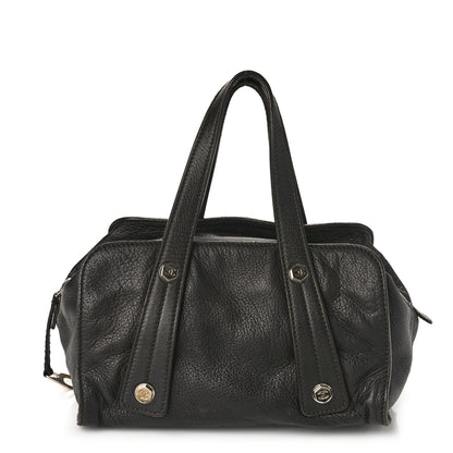 Chanel Calfskin Bolt Bowler Black 1 of 15