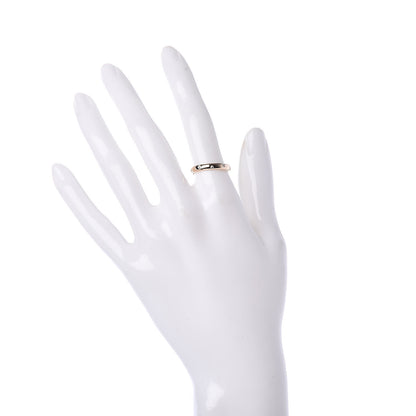 Tiffany 18K Rose Gold Diamond 3mm Etoile Band Ring 52 6 2 of 4