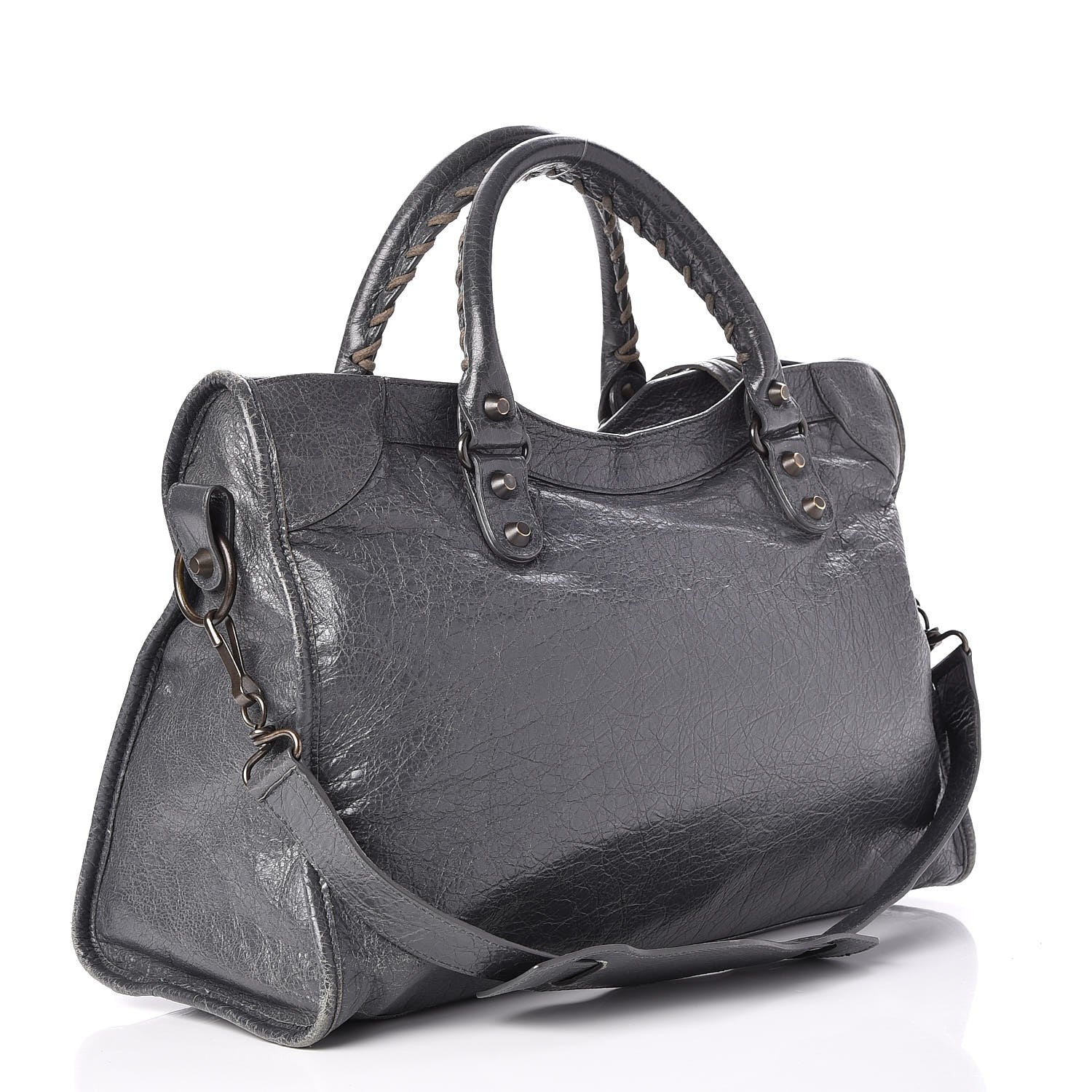 Balenciaga Agneau Classic Hardware City Gris Tarmac 3 of 13