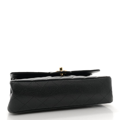 Chanel Caviar Quilted Medium Double Flap Black 4 of 10