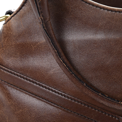 Gucci Calfskin GG Reins Hobo Brown 19 of 22