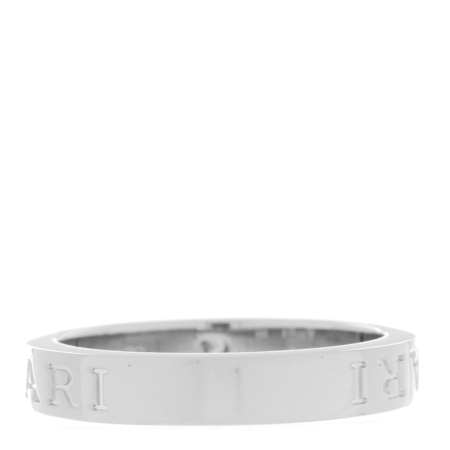 18K White Gold Diamond B.Zero1 Essential Band Ring 58 8.25