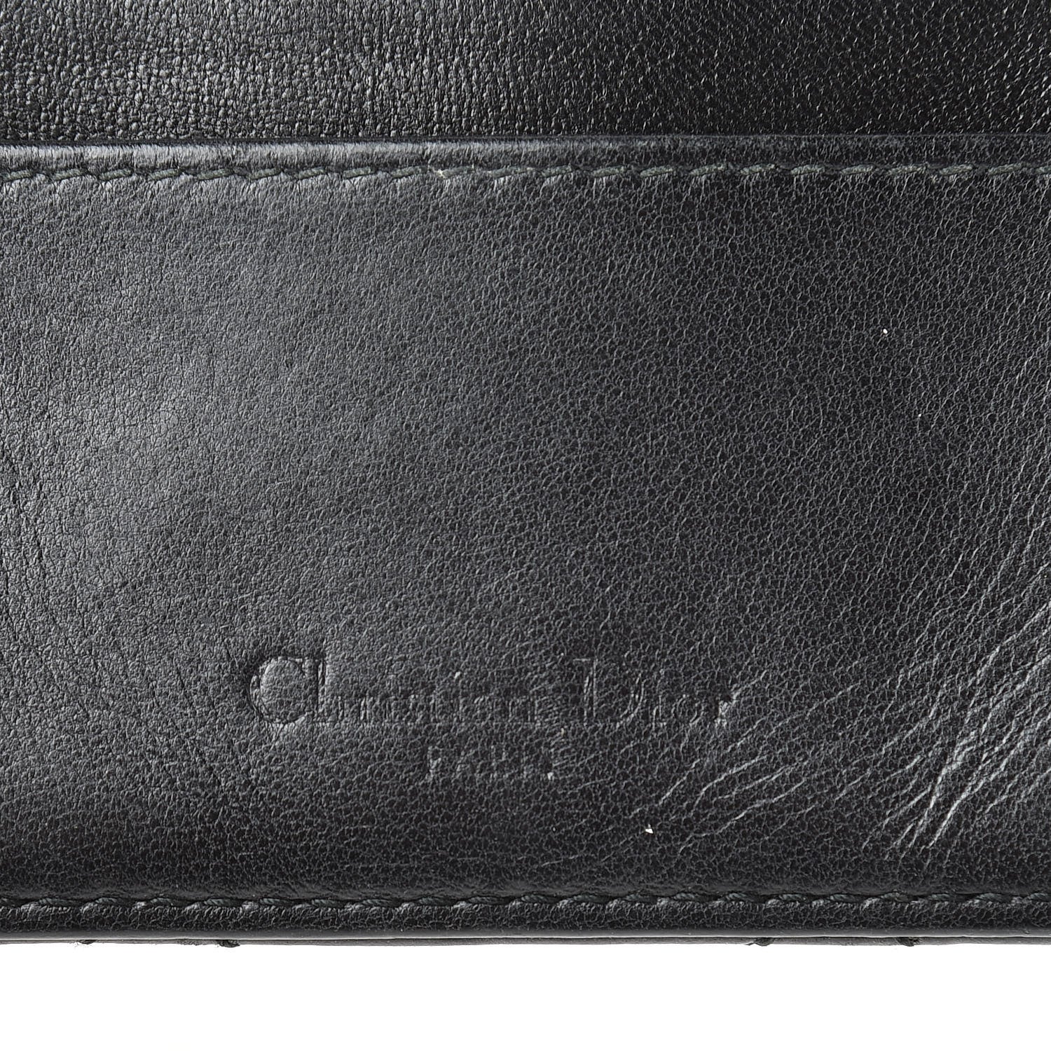 Christian Dior Lambskin Cannage Lady Dior Card Holder Black 6 of 9