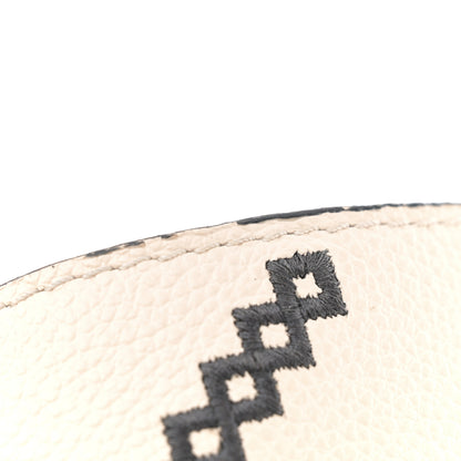 Louis Vuitton Empreinte Monogram Giant Broderies Neonoe MM Cream Black 12 of 13