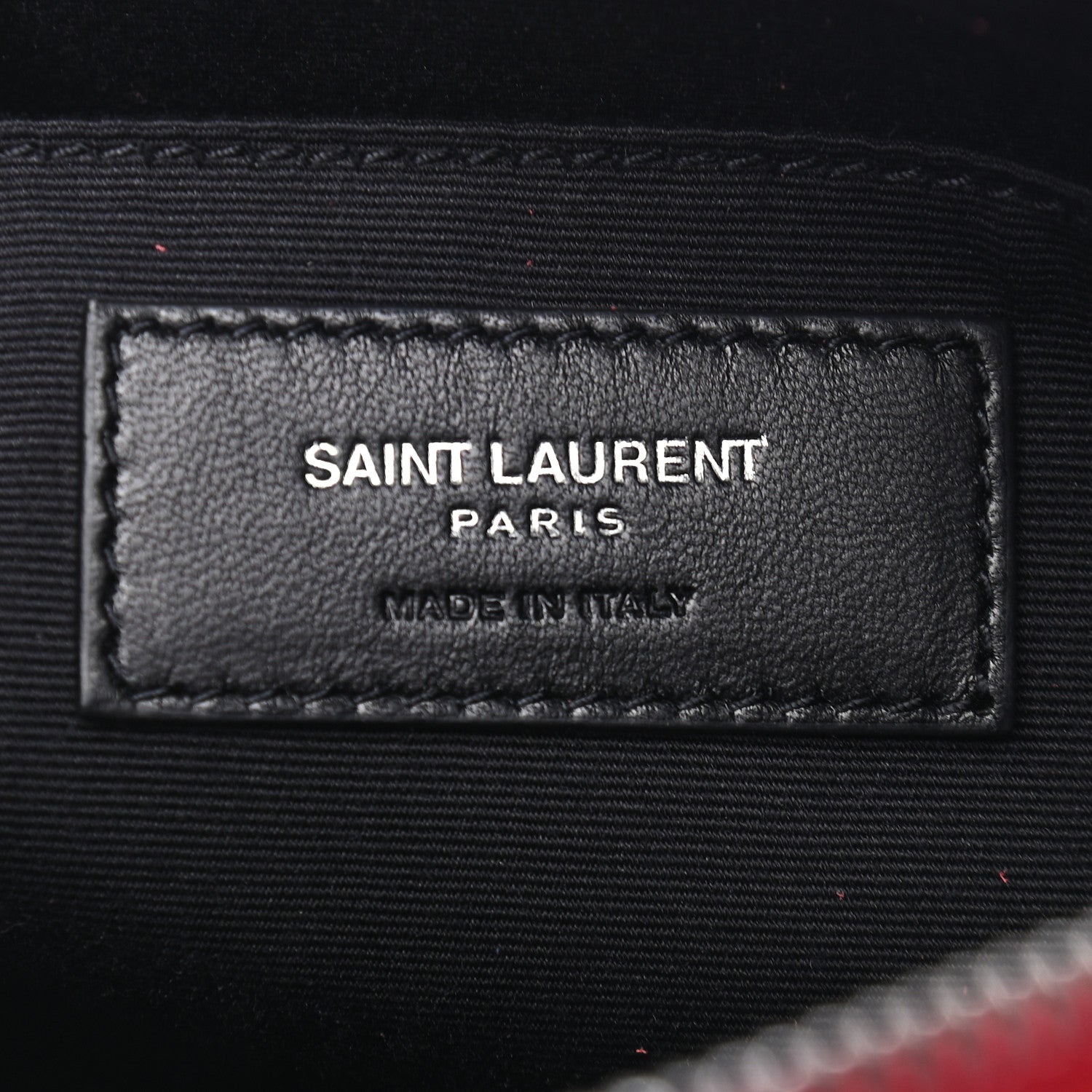 Saint Laurent Lambskin Monogram Small Lou Camera Bag Lipstick Red 5 of 9