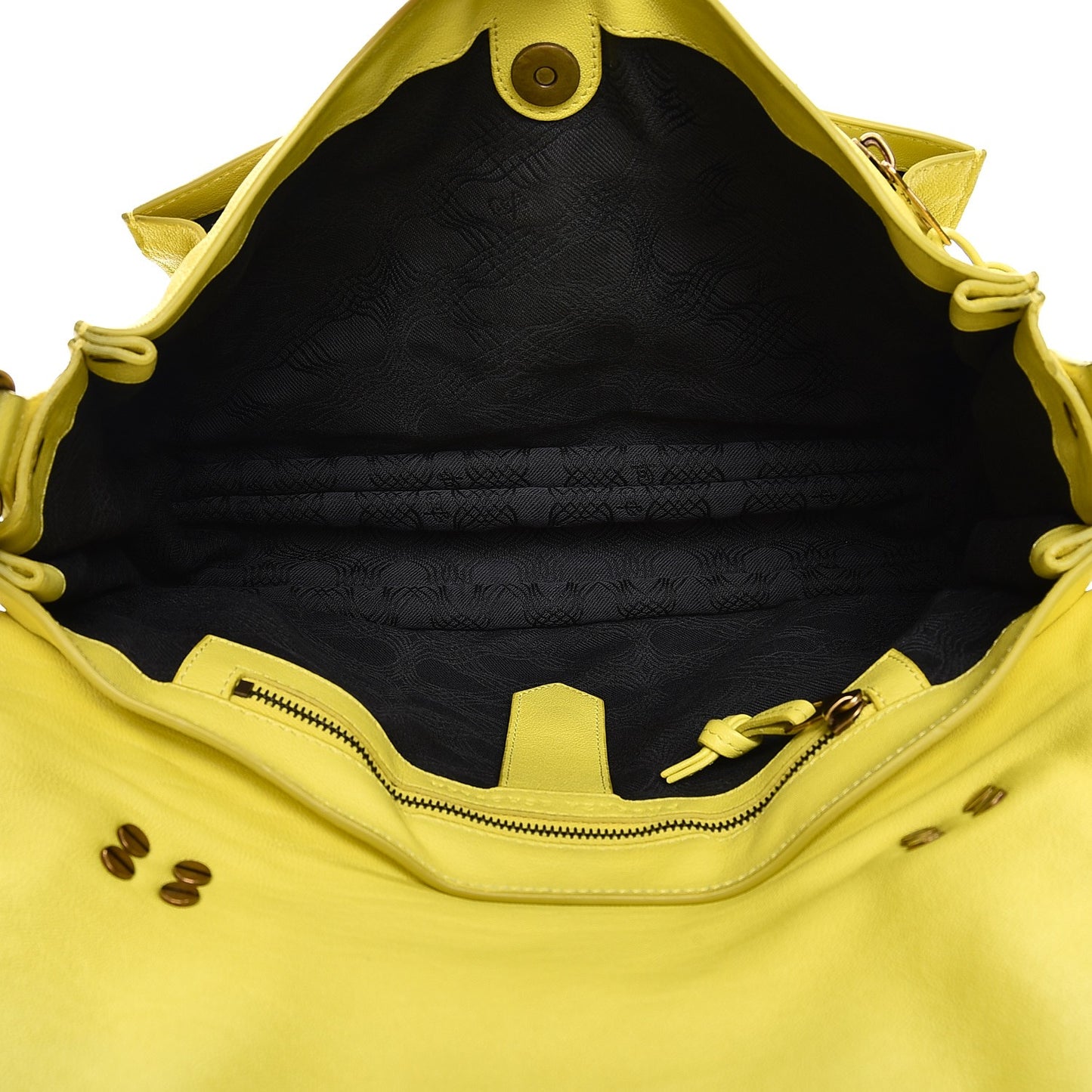 Lambskin Medium PS1 Satchel Citron