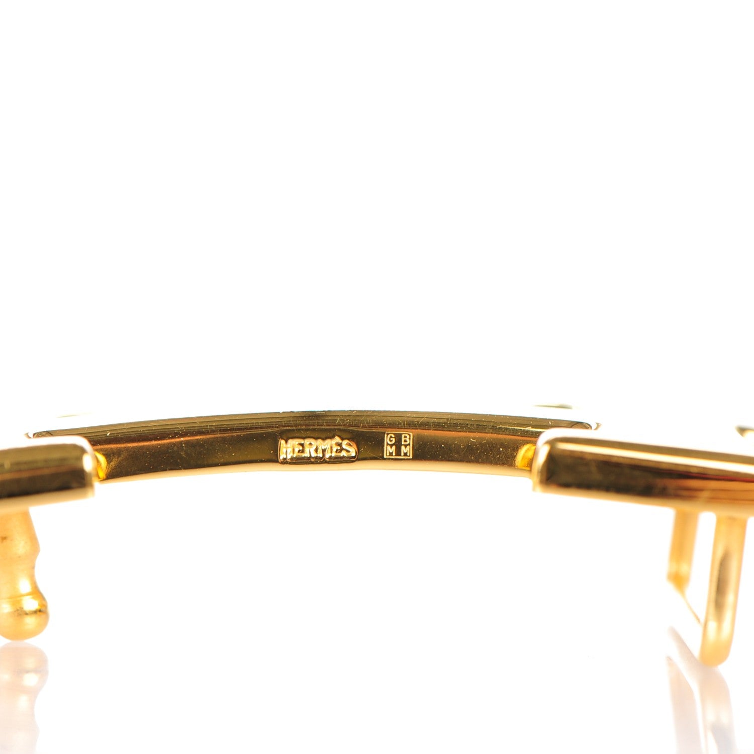 Hermes Polished 32mm H Belt Buckle Gold 3 of 3