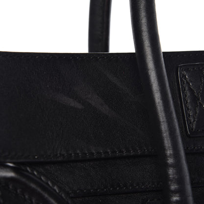 Celine Smooth Calfskin Mini Luggage Black 14 of 19