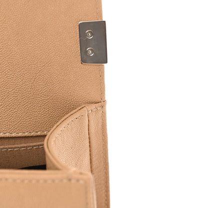 Chanel Caviar Quilted Small Boy Flap Beige 11 of 12