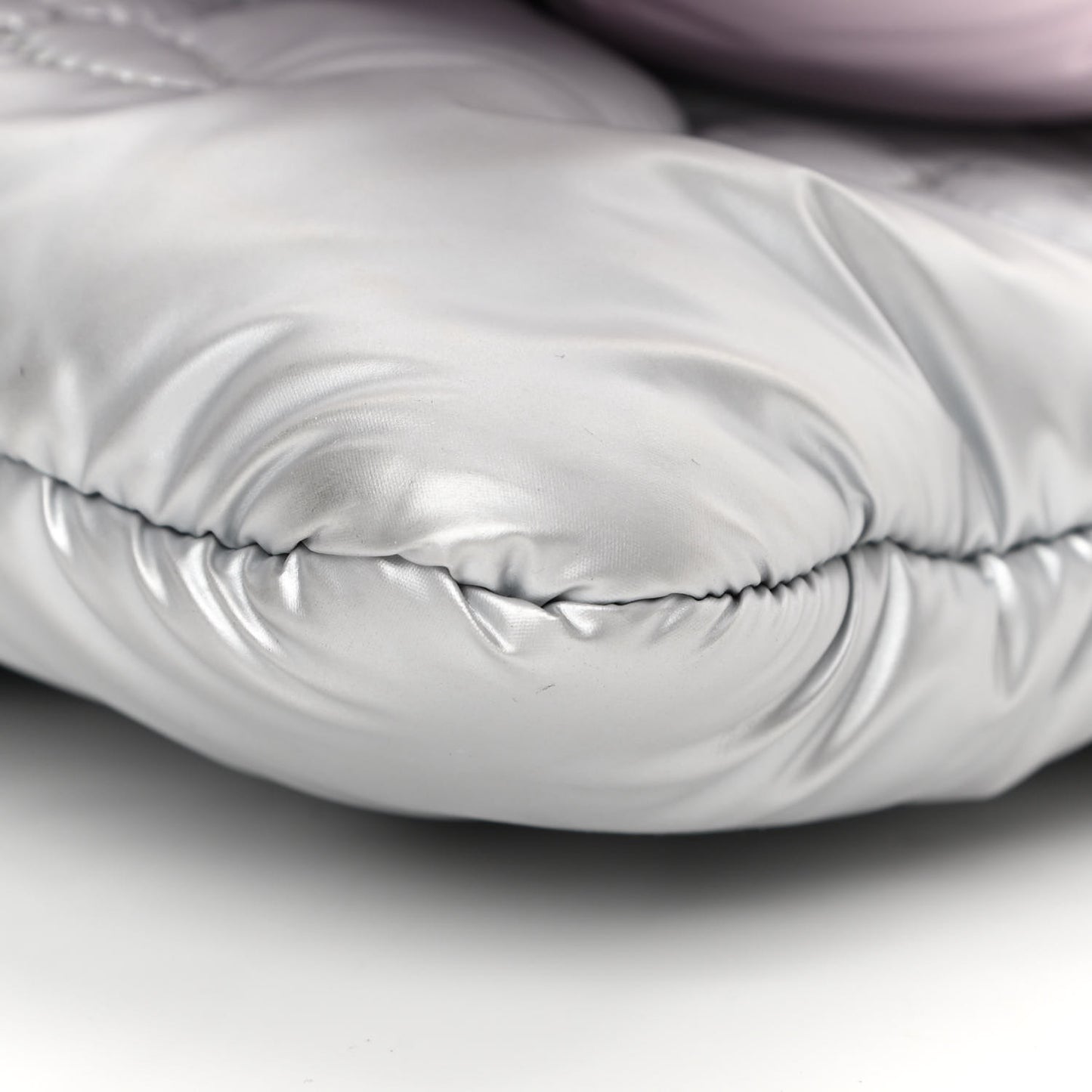 Econyl Monogram Pillow Maxi Multi Pochette Accessories Silver Pale Pink
