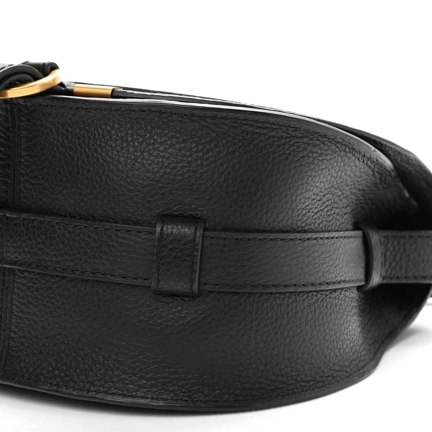 Chloe Calfskin Mini Marcie Round Crossbody Bag Black 11 of 11