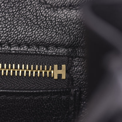 Hermes Taurillon Novillo Shiny Niloticus Crocodile Birkin Touch 25 Black 31 of 42
