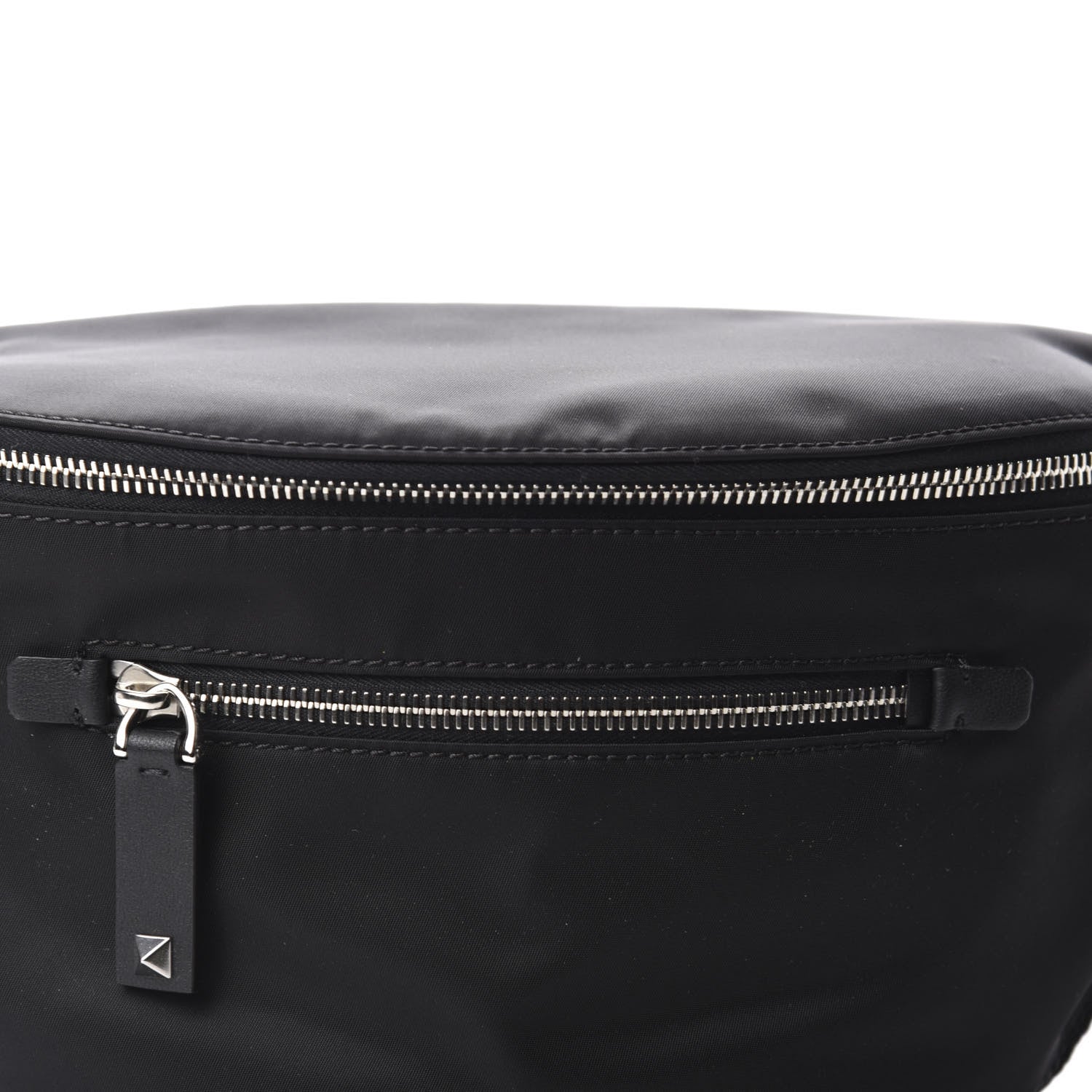 Valentino Garavani Nylon VLTN Rockstud Belt Bag Black 9 of 9