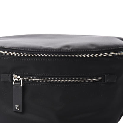 Valentino Garavani Nylon VLTN Rockstud Belt Bag Black 9 of 9