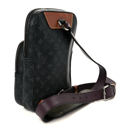 Louis Vuitton Monogram Eclipse Patchwork Amazone Sling Bag 3 of 11