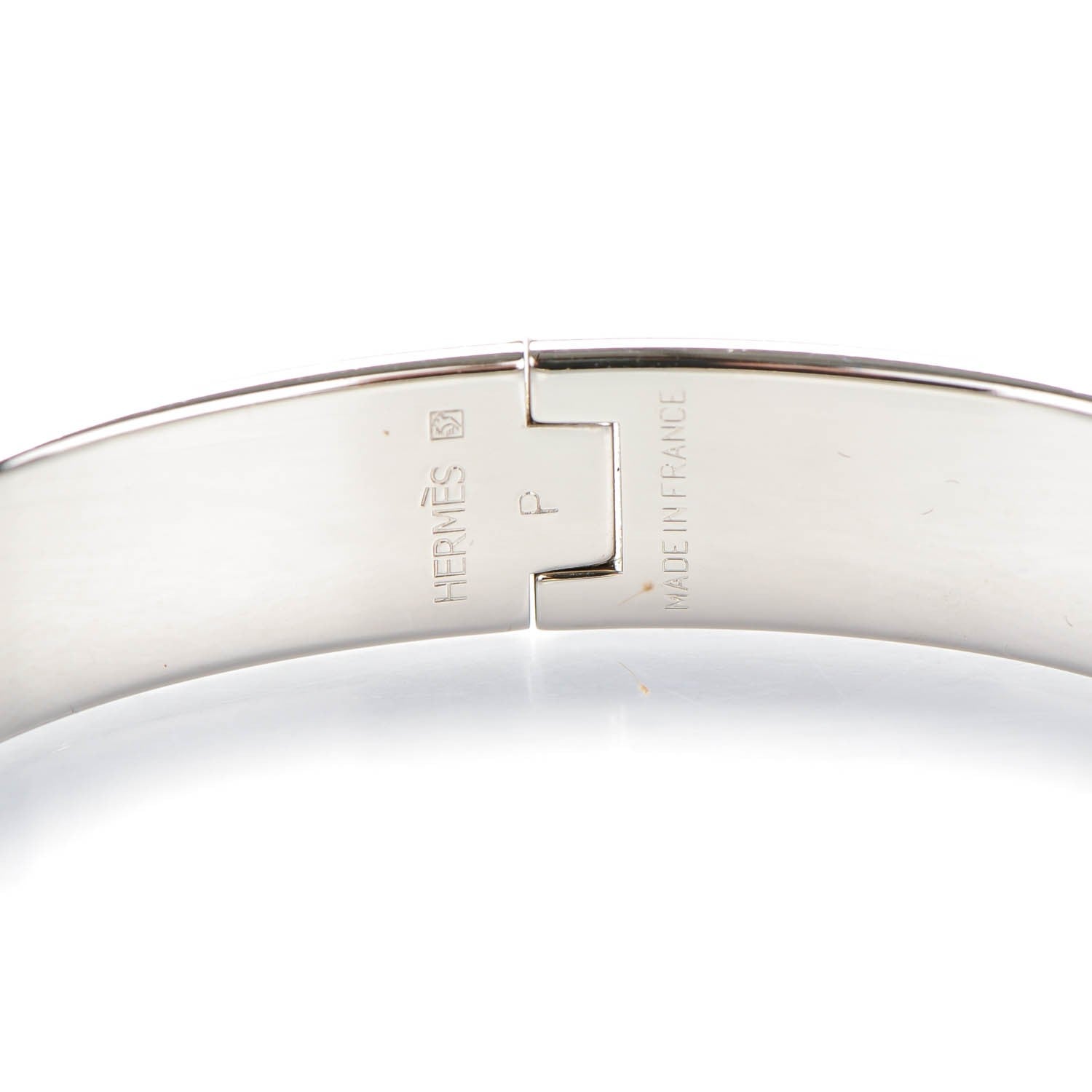 Hermes Enamel Narrow Clic Clac H Bracelet GM Black 4 of 6