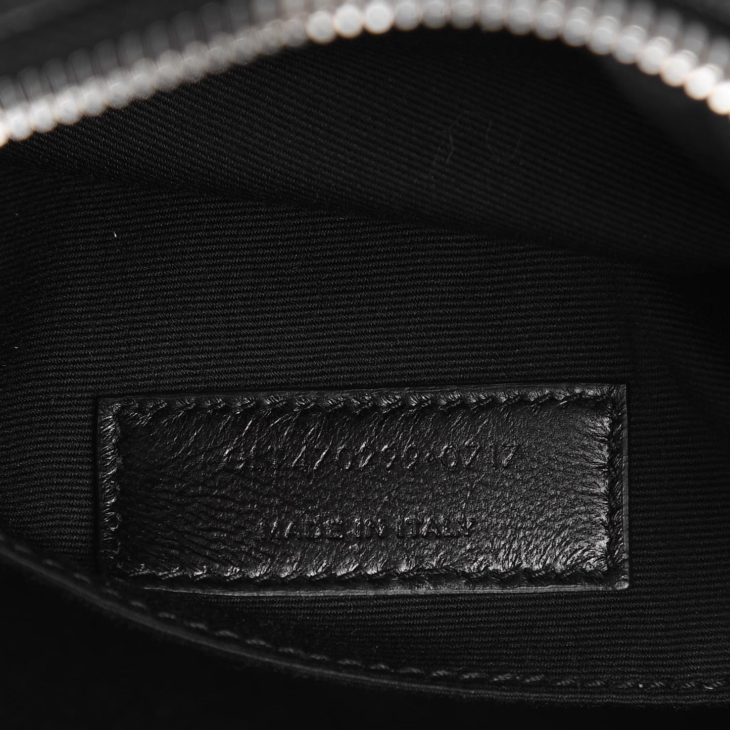 Lambskin Monogram Small Lou Camera Bag Black