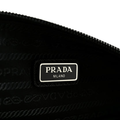 Prada Tessuto Nylon Saffiano Flat Pouch Black 6 of 8