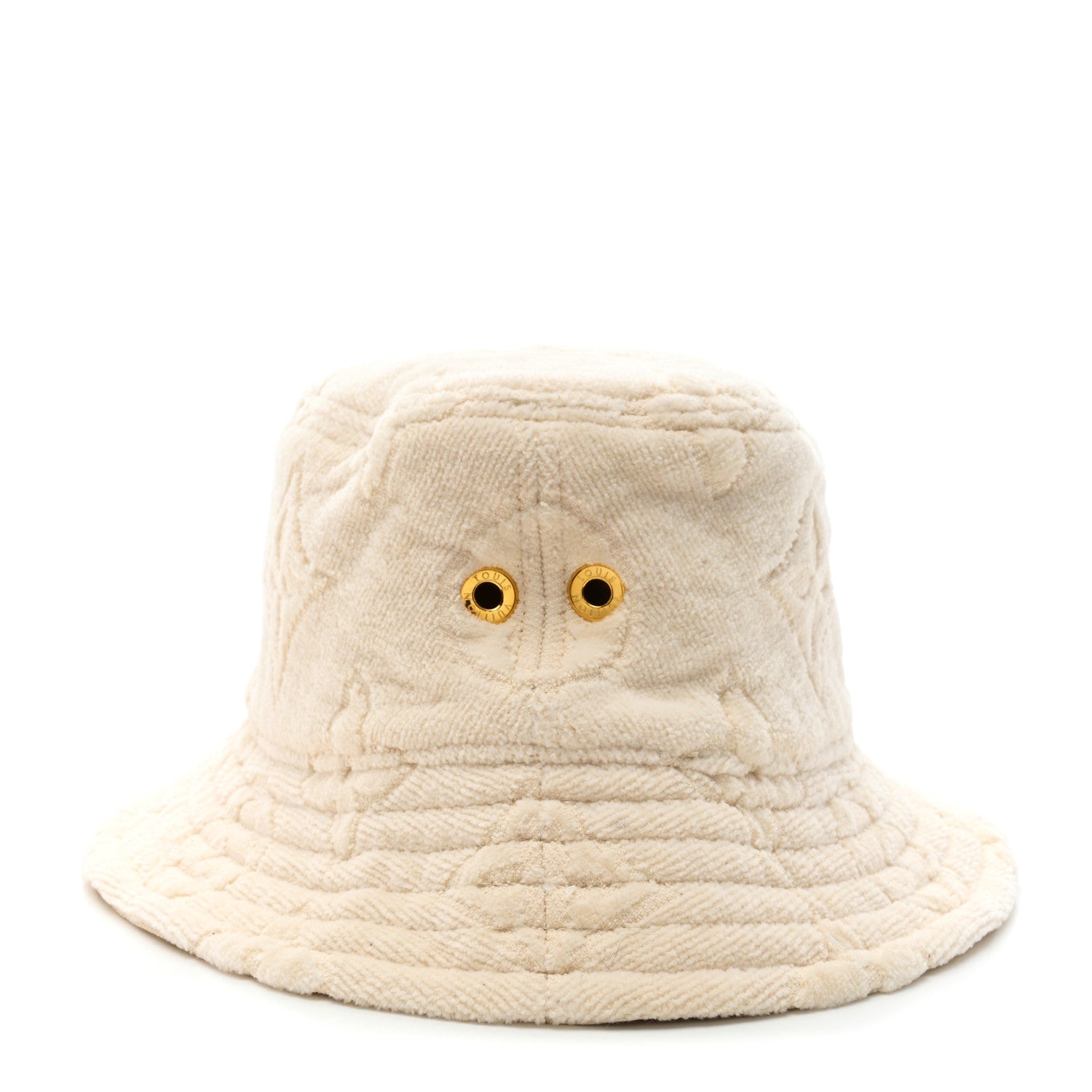 Louis Vuitton Cotton Jacquard Monogram LVacation Reversible Hat M White 6 of 8