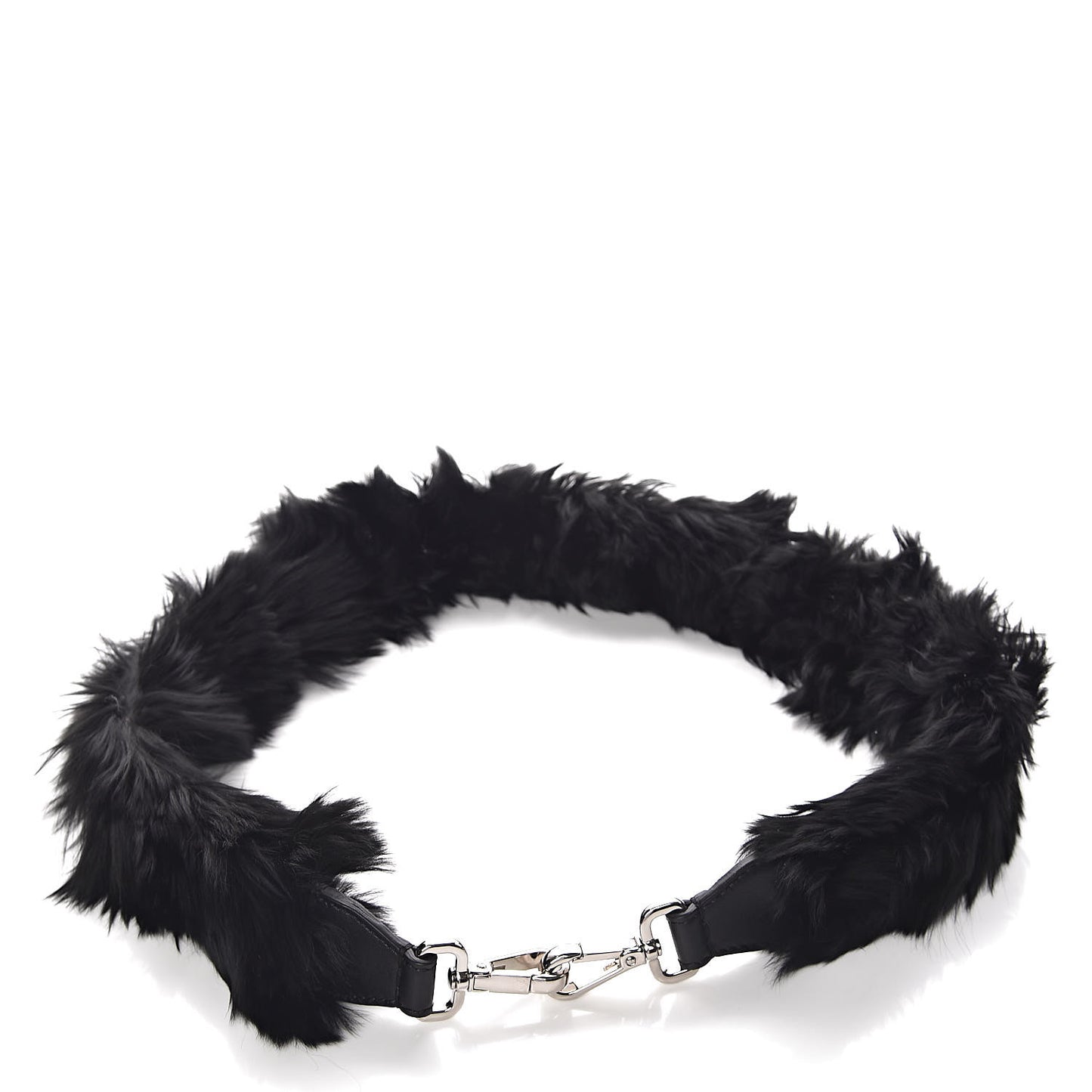 Alpaca Fur Vitello Dolce Strap You Black