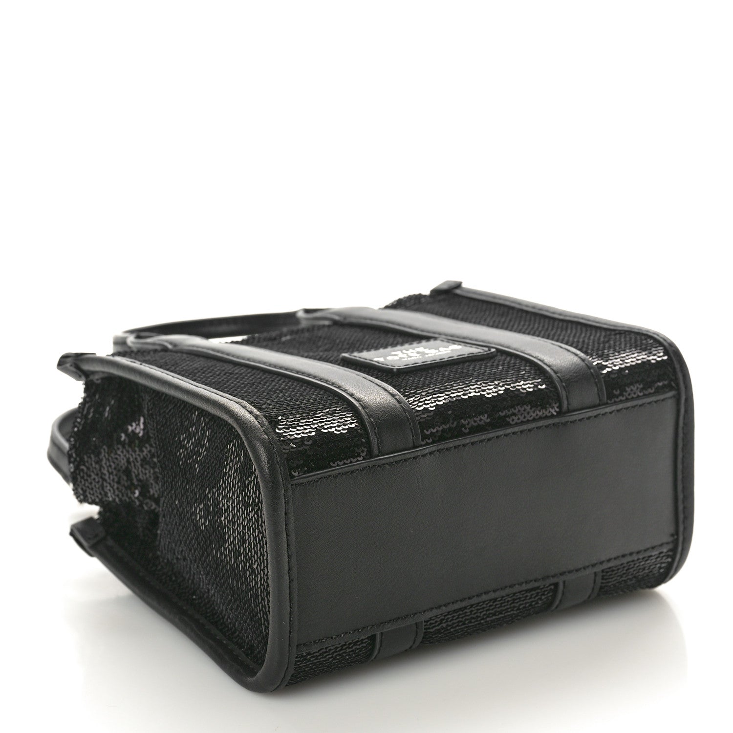 Marc Jacobs Sequin Mini The Tote Bag Black 4 of 9