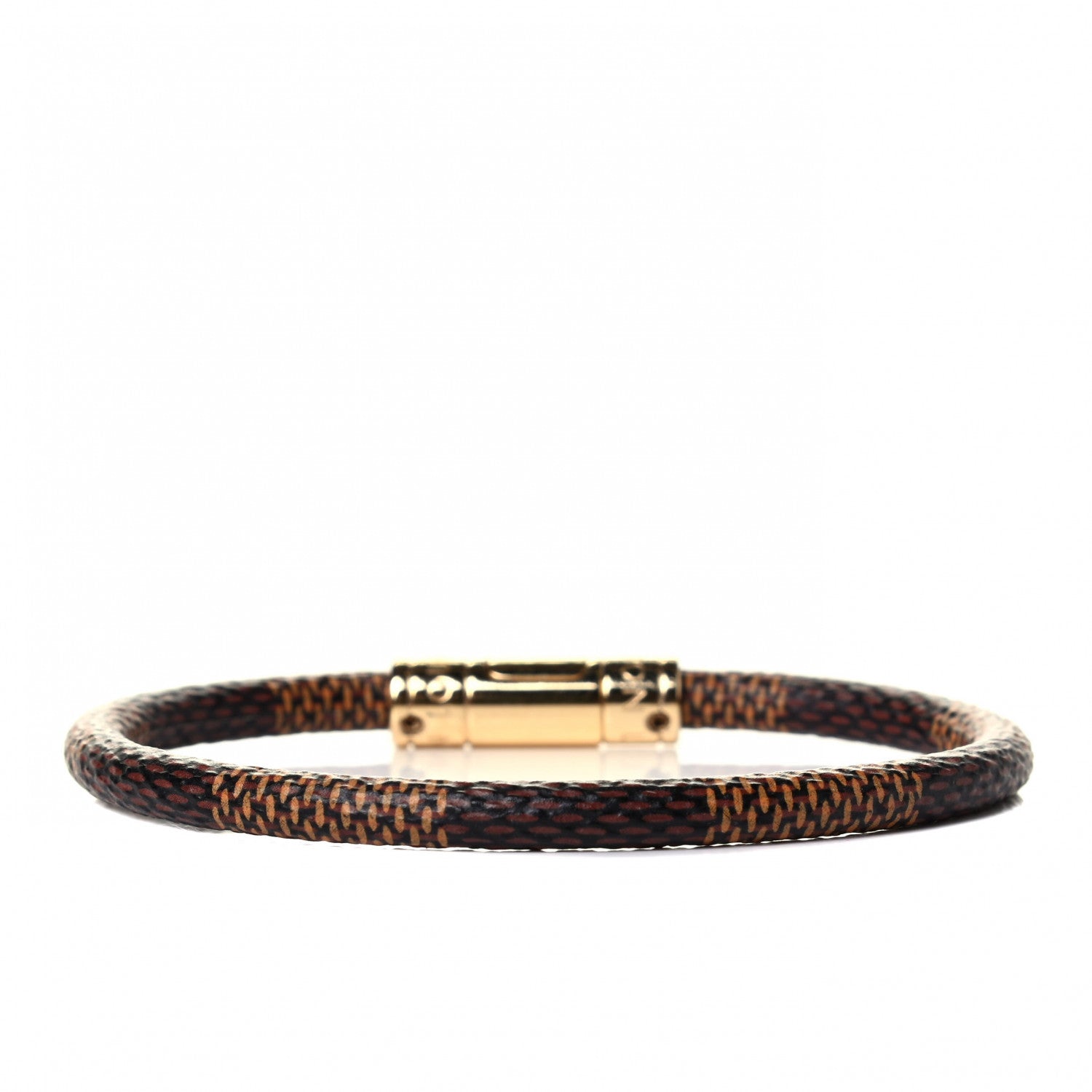 Louis Vuitton Damier Ebene Keep It Bracelet 19 2 of 3