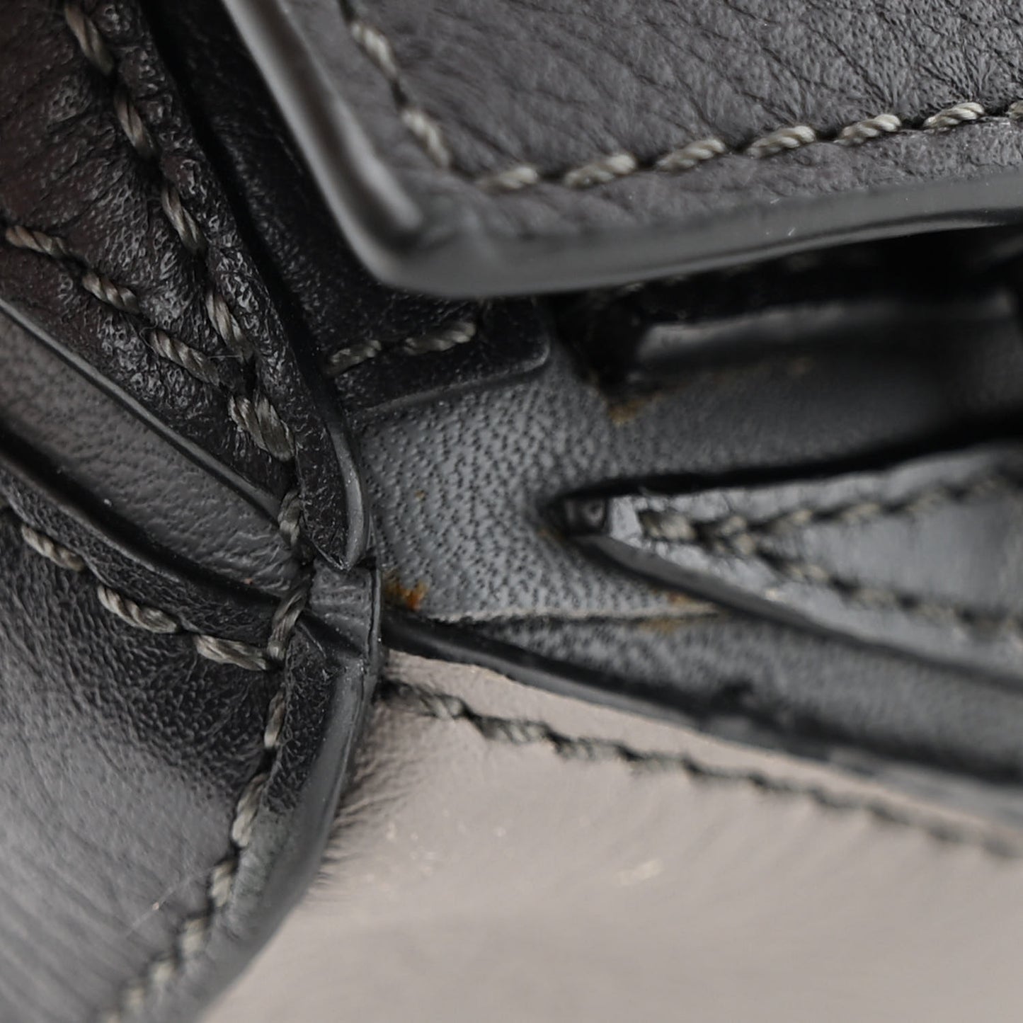 Calfskin Medium Puzzle Bag Grey Multito