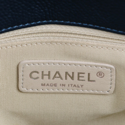 Chanel Caviar Quilted Timeless CC Tote Blue 6 of 8