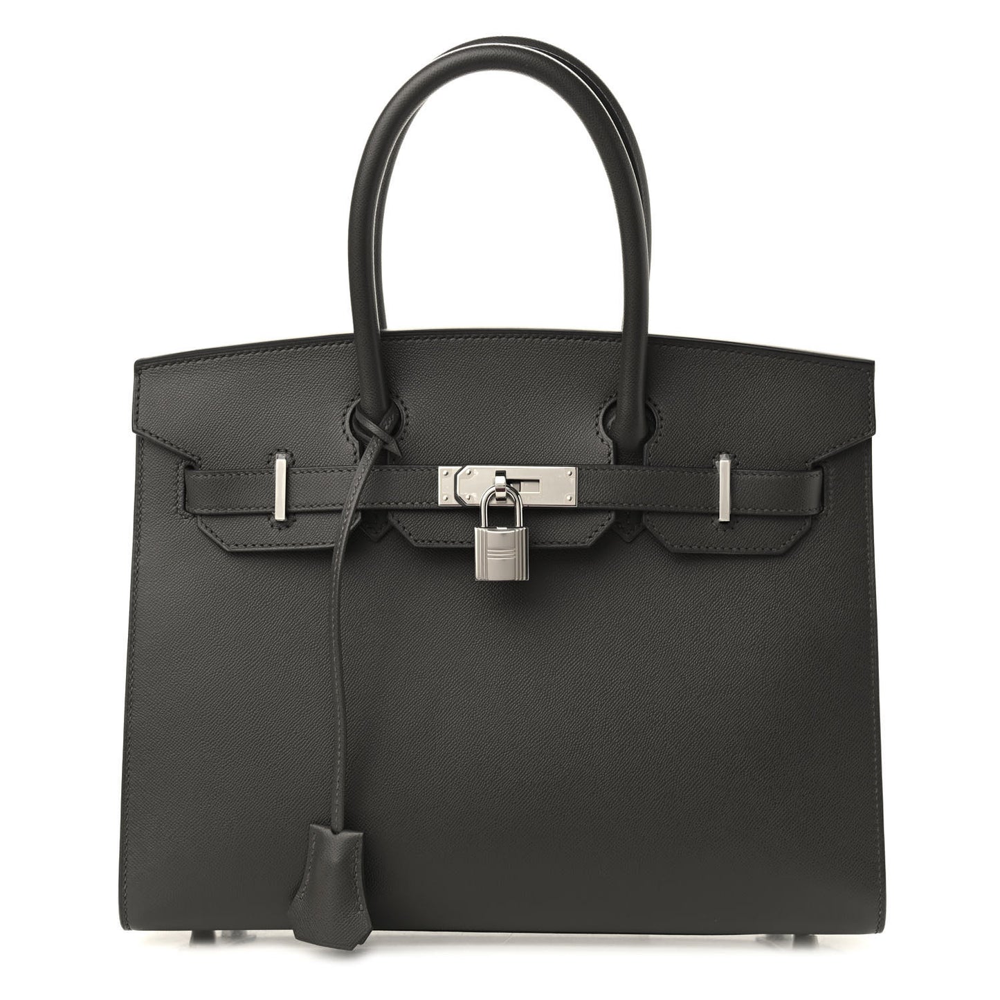 Grained Monsieur Birkin Sellier 30 Graphite