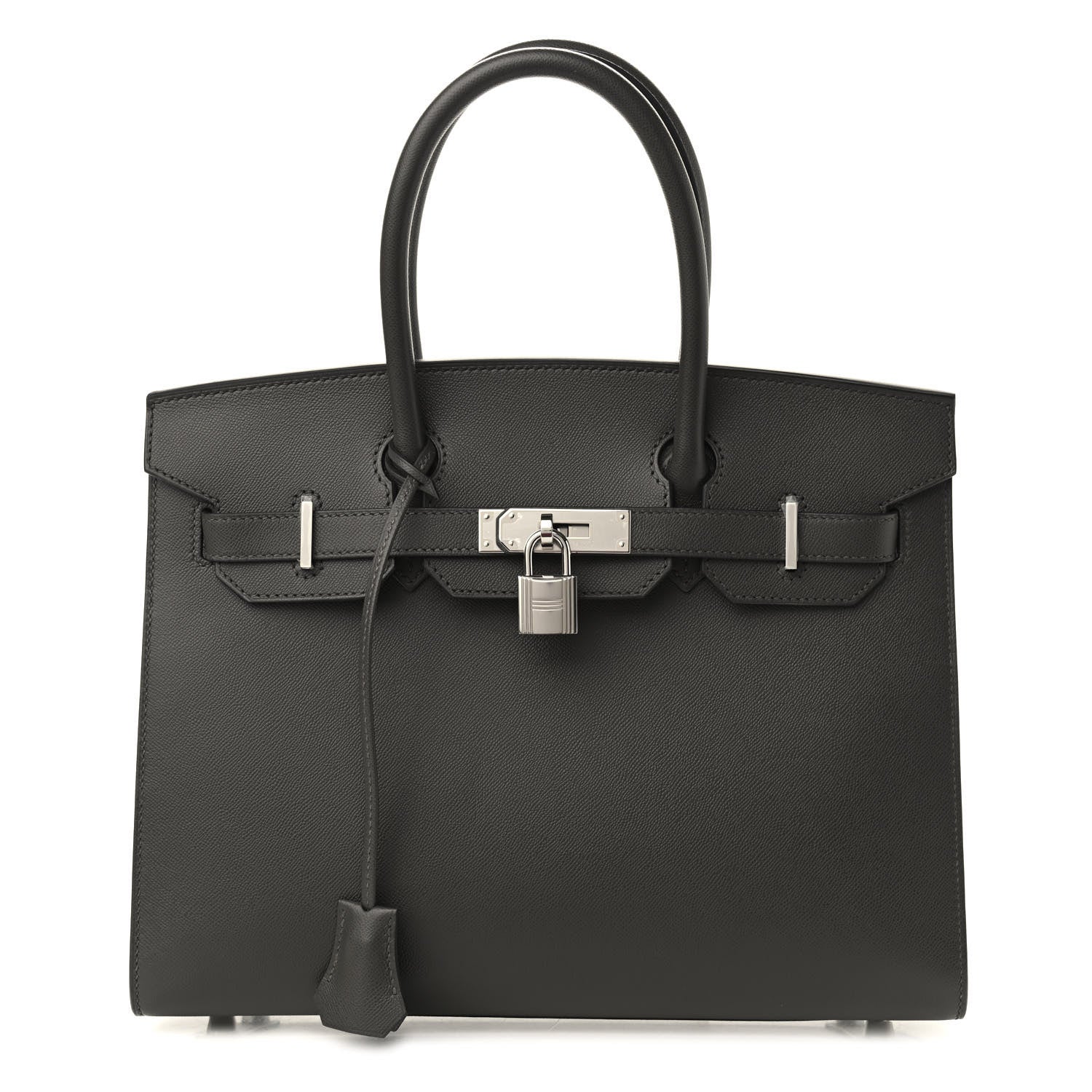 Hermes Grained Monsieur Birkin Sellier 30 Graphite 1 of 10