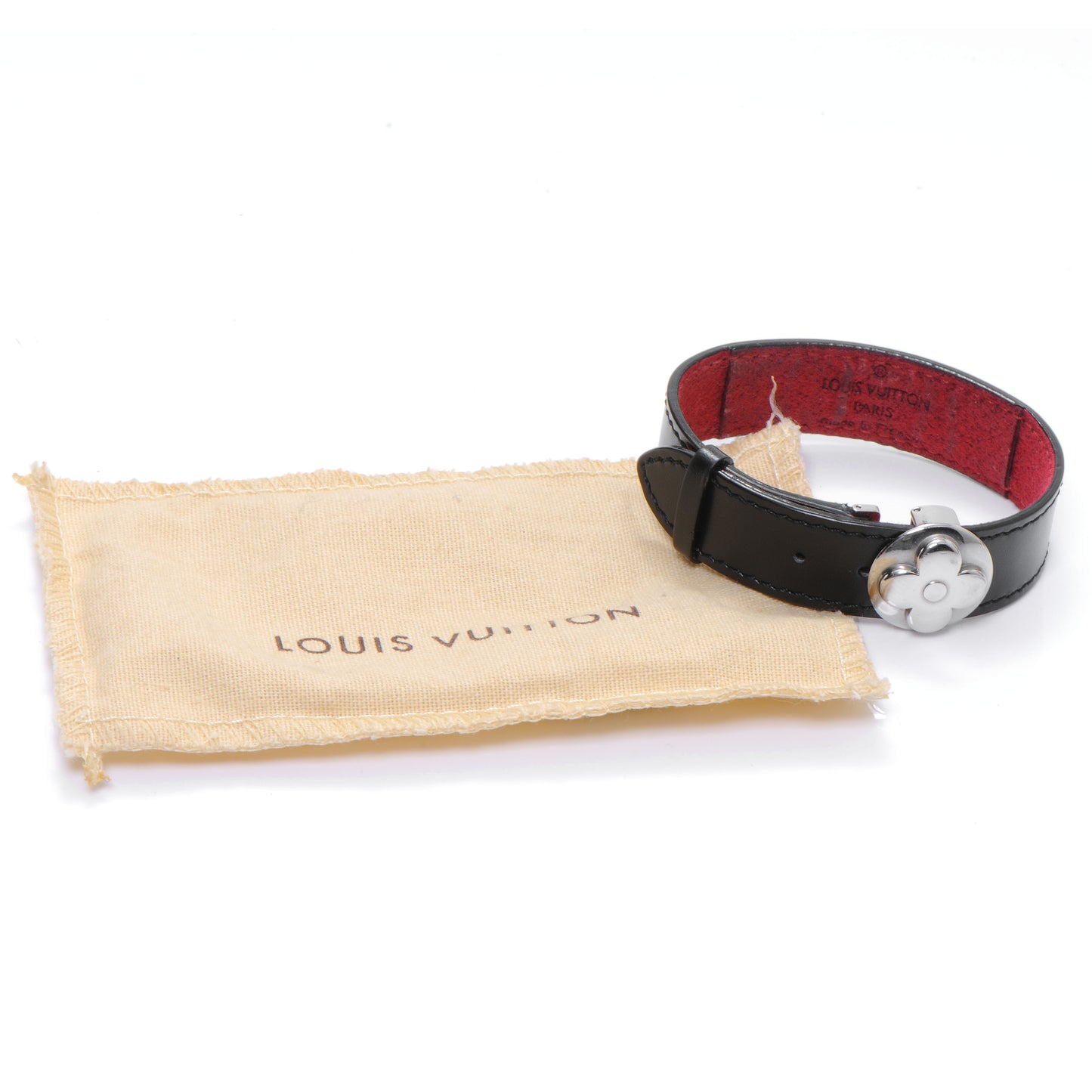 Mat Monogram Wish Bracelet Black