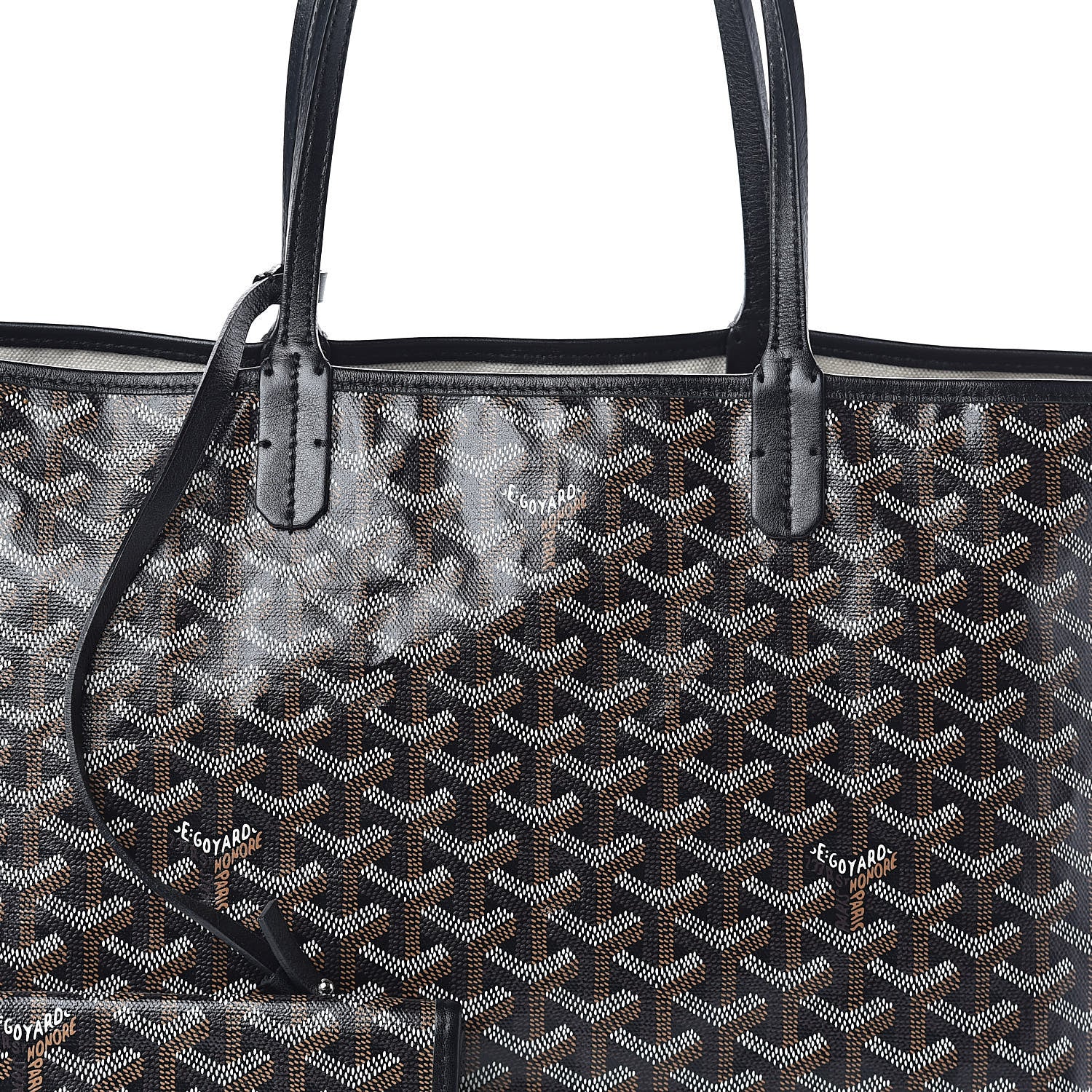 Goyard Goyardine Saint Louis PM Black 9 of 11