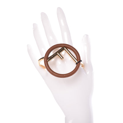 Fendi Nappa Metal F is Bracelet Oro Corteccia 2 of 6