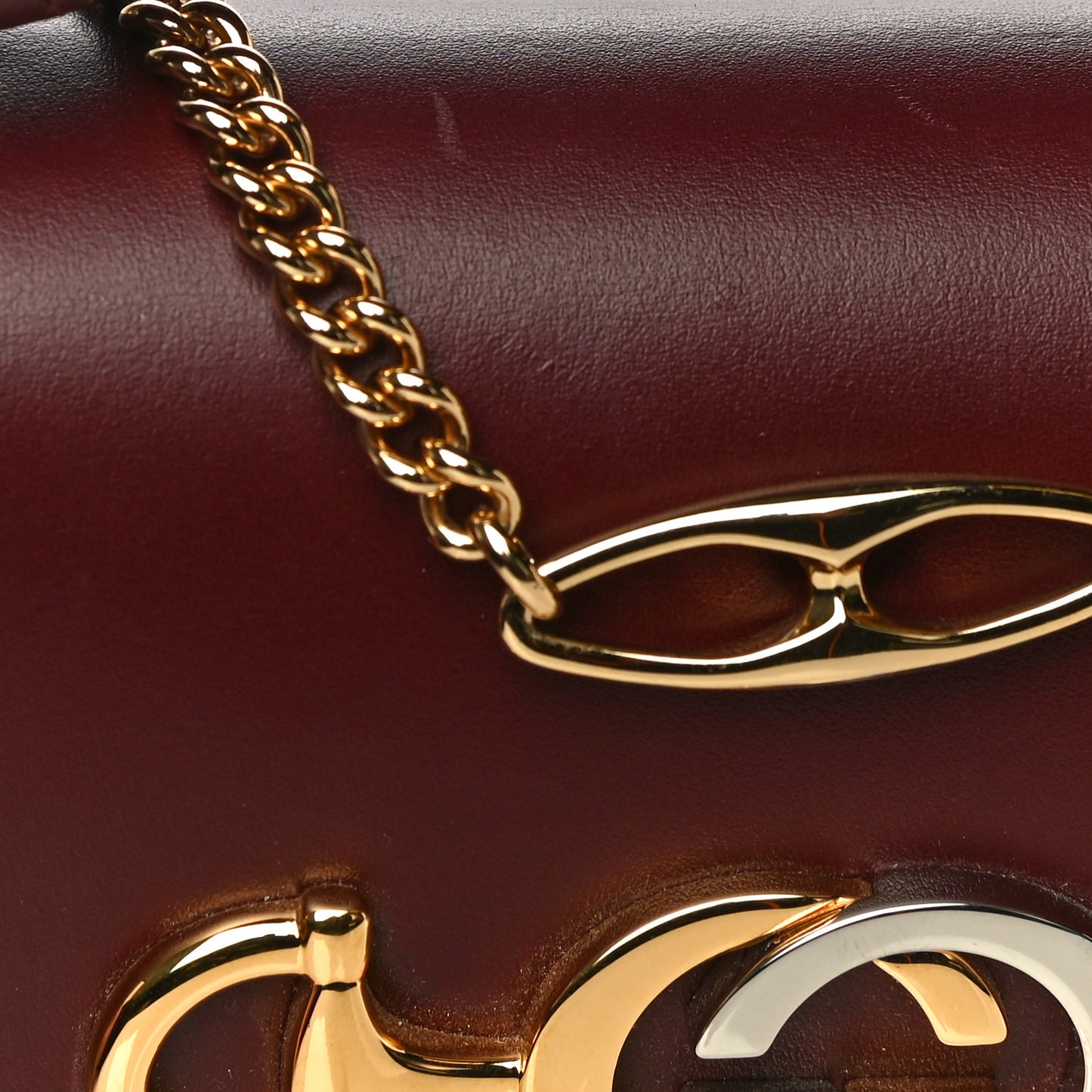 Shibuya Calfskin Mini Zumi Shoulder Bag Vintage Bordeaux