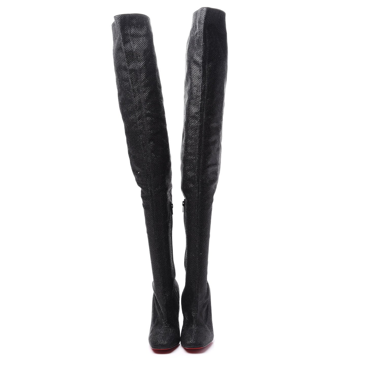 Glitter Diams New Gloria 100 Thigh High Boots 37 Black